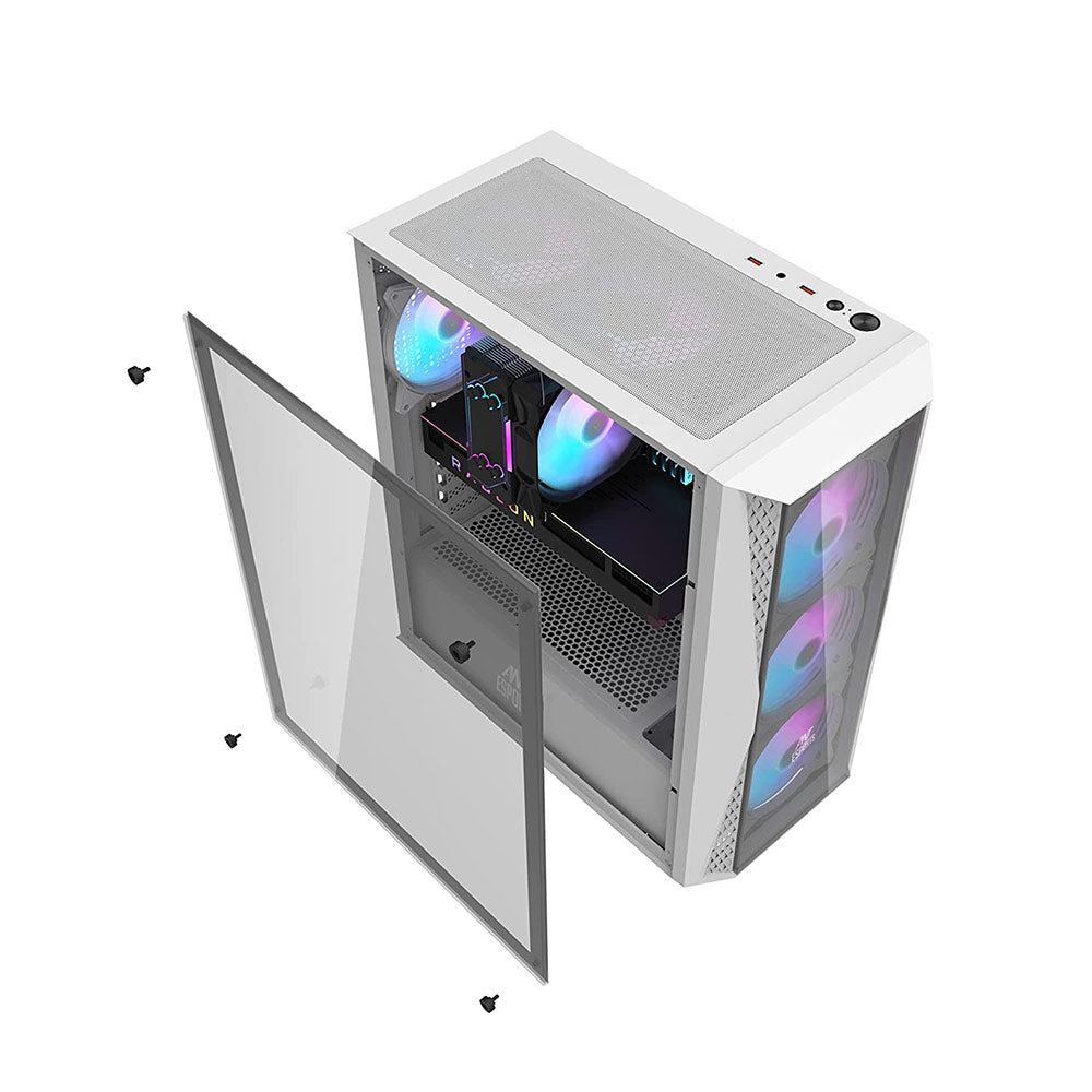 Ant Esports 220 Air White Gaming Cabinet – TechCure India