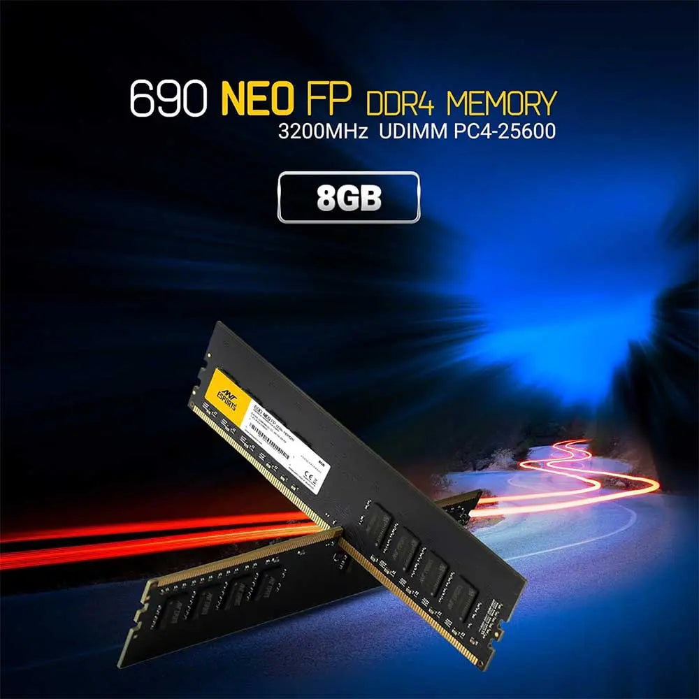 Ant Esports 690 Neo FP 8GB (8GBx1) DDR4 3200 MHz Desktop RAM (ATVL0035) – TechCure India