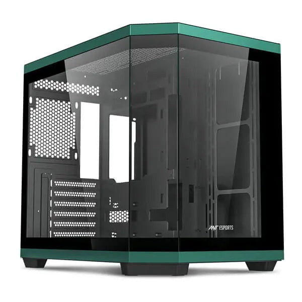 Ant Esports Crystal X11 Argb Atx Mid Tower Cabinet (Green) (CRYSTAL-X11) – TechCure India