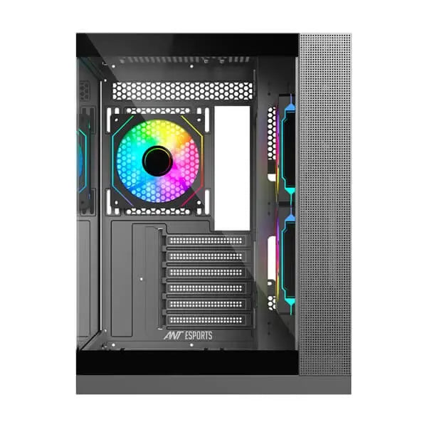Ant Esports Crystal X4 Argb Atx Mid Tower Cabinet (Grey) (CRYSTAL-X4-ARGB-GREY) – TechCure India