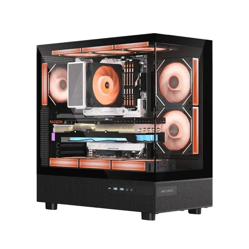 ANT Esports Crystal X6 ATX Mid Tower Gaming Cabinet – TechCure India