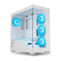 Ant Esports Chassis Crystal X7 -White - perspective view of interior