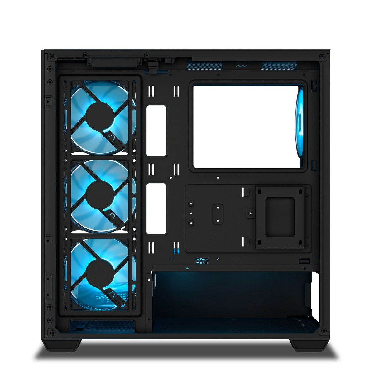 ANT ESPORTS CRYSTAL X7 ATX CABINET BLACK – TechCure India