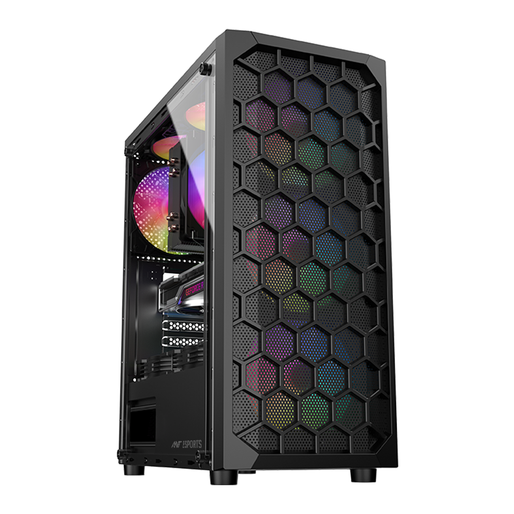ANT Esports Elite 1120 RGB ATX Mid Tower Case – TechCure India
