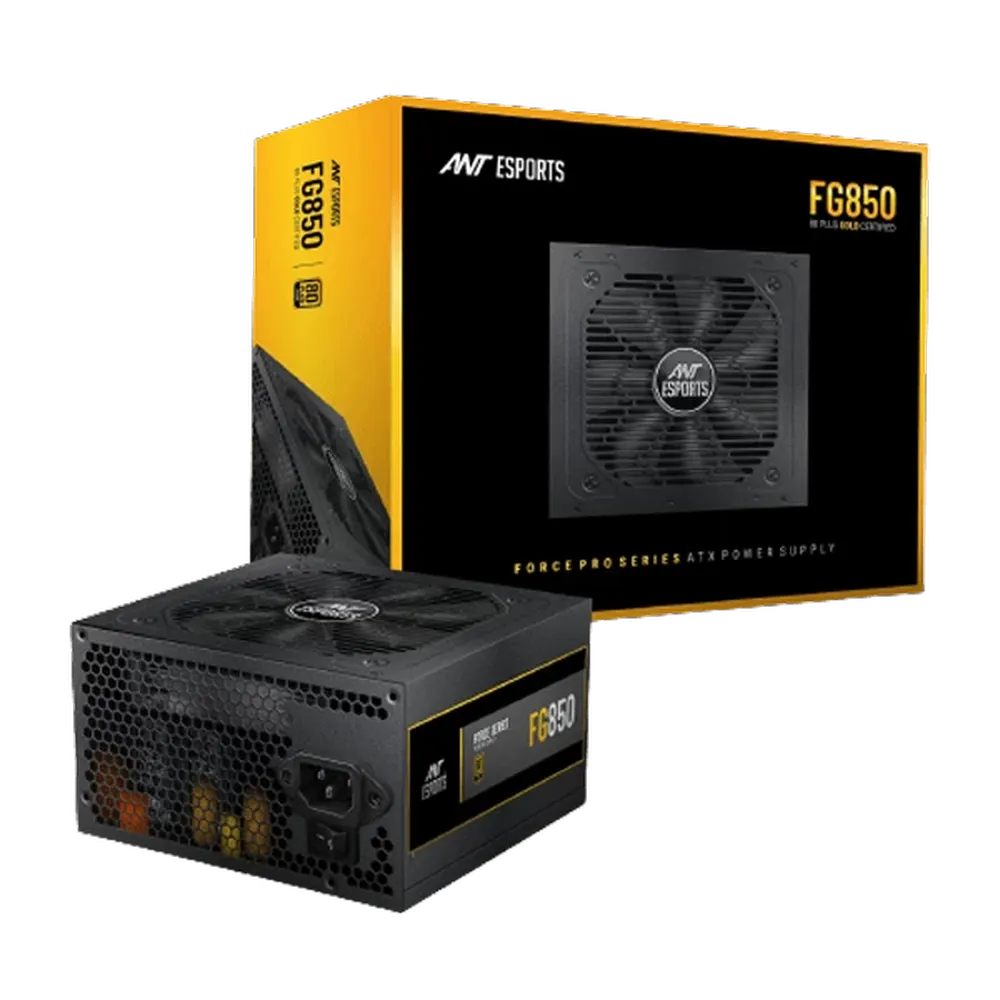 ANT ESPORTS FG850 850W 80+ Gold Non Modular ATX 2.0 Power Supply – TechCure India
