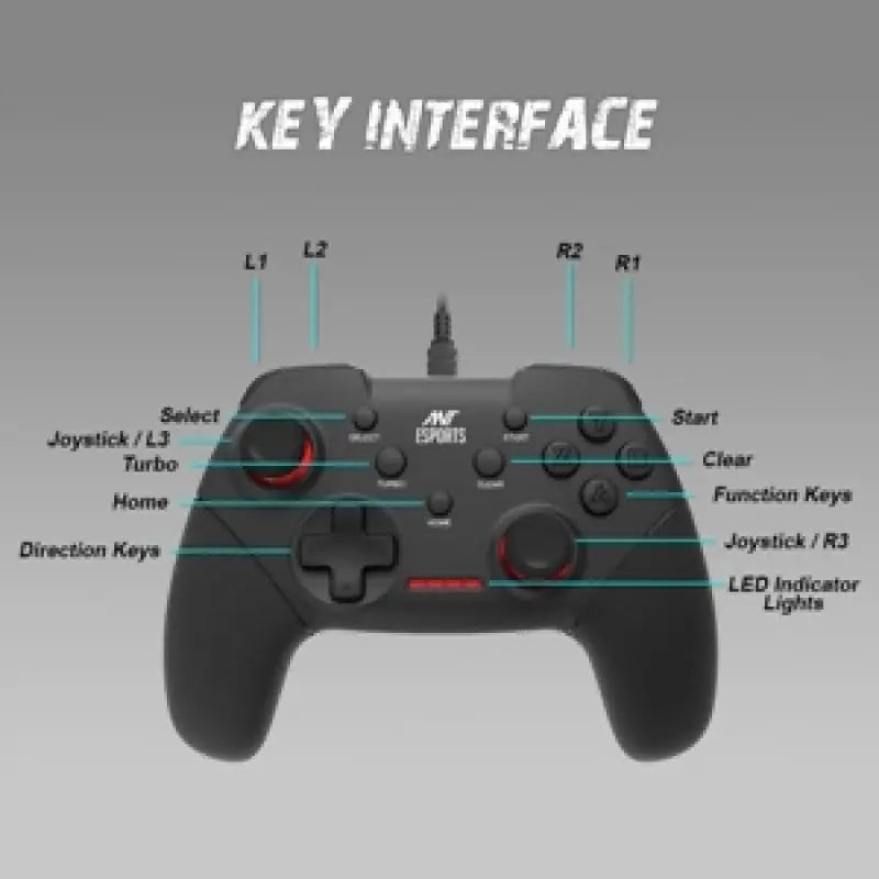 Ant Esports Gp100 Gaming Wired Gamepad – TechCure India