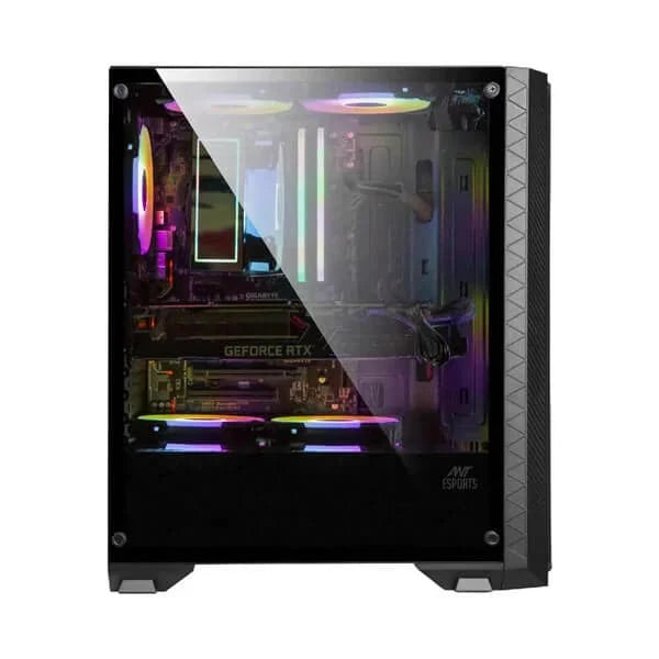 ANT ESPORTS ICE-311MT RGB ATX Mid Tower Cabinet (Black) - 4