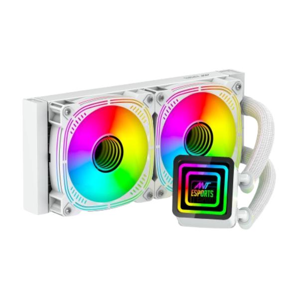 Ant Esports ICE-Infinite 240 ARGB CPU Liquid Cooler – White – TechCure India