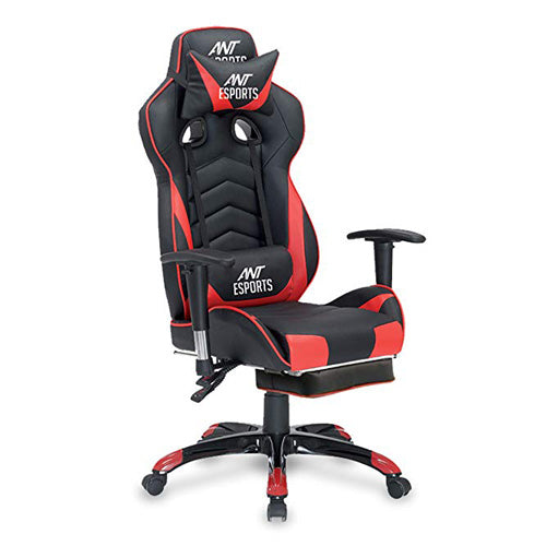 Ant Esports Infinity Plus 2D Red & Black Gaming Chair (Adjustable Armrest, Headrest and Lumbar Support) – TechCure India