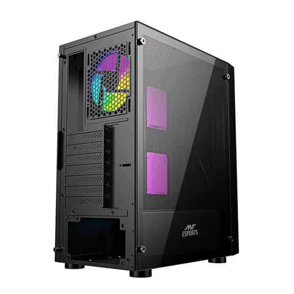 ANT ESPORTS Infinity X ATX Mid Tower Cabinet (Black) – photo 7 – TechCure India