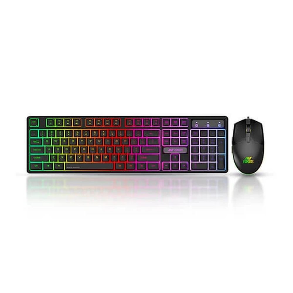 ANT ESPORTS KM1600 Full Size Gaming Keyboard And Mouse Combo ( Black ) – TechCure India