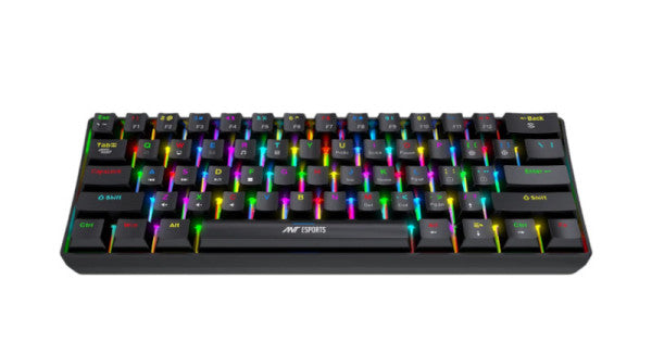 Ant Esports MK1350 Mini Wired Mechanical Gaming Keyboard – Black – TechCure India