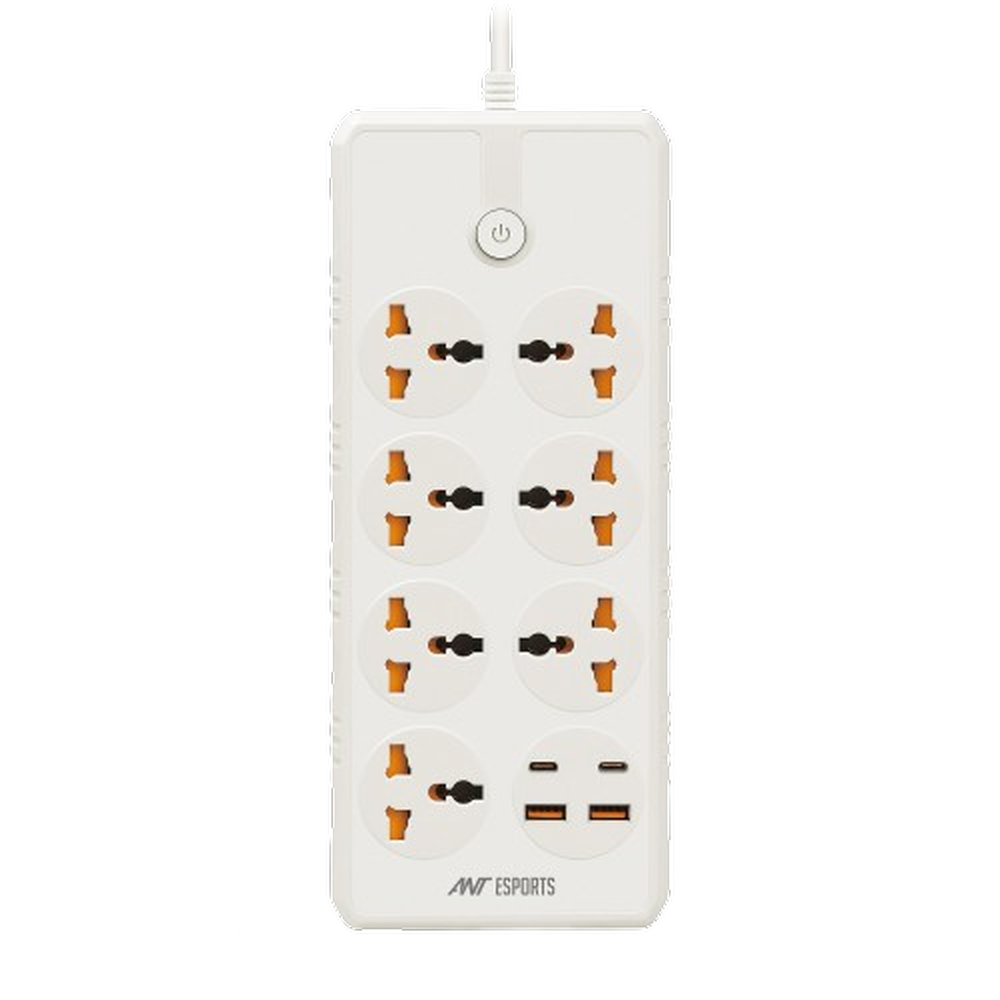 ANT ESPORTS PS722 Power Strip with USB Ports – TechCure India