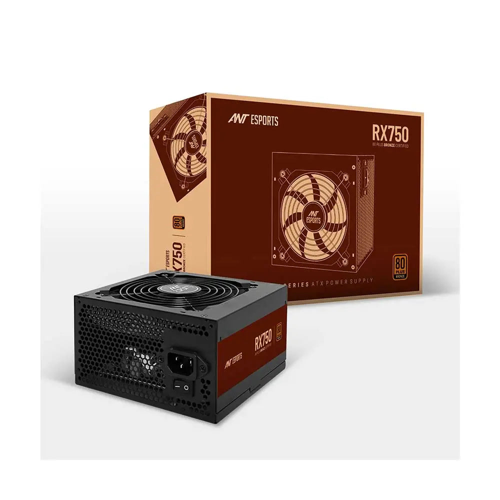 Ant Esports RX750 750 Watt 80 Plus Bronze Gaming Power Supply (AESP0328) – TechCure India