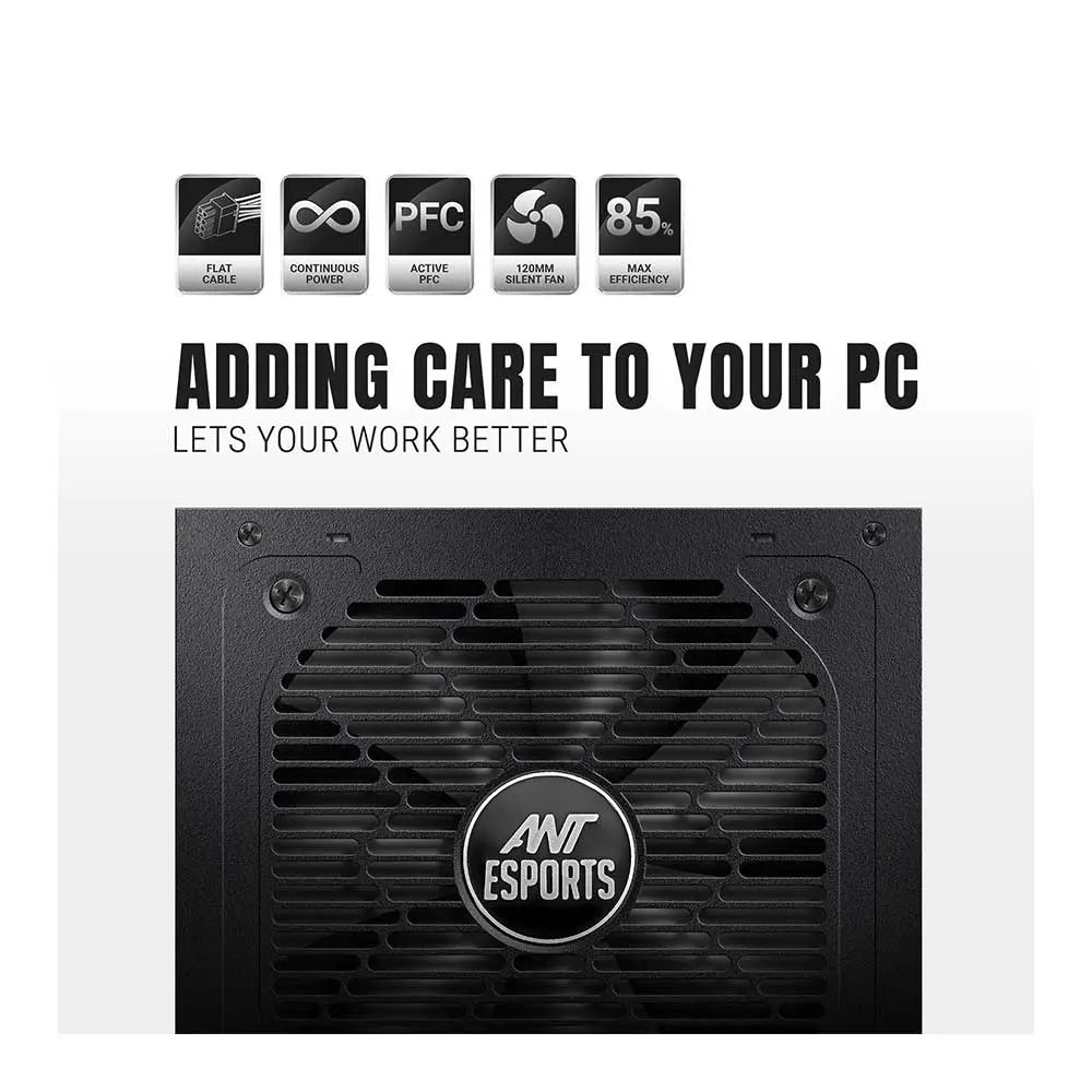 Ant Esports RX750 750 Watt 80 Plus Bronze Gaming Power Supply (AESP0328) – TechCure India