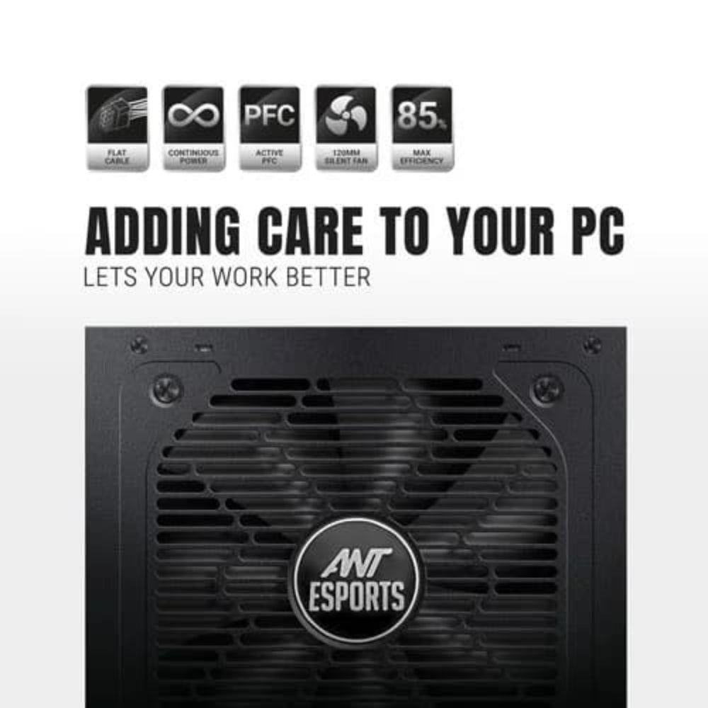ANT ESPORTS RX750 750W 80 + Bronze ATX 2.0 Non Modular Power Supply ( 750W ) – photo 2 – TechCure India