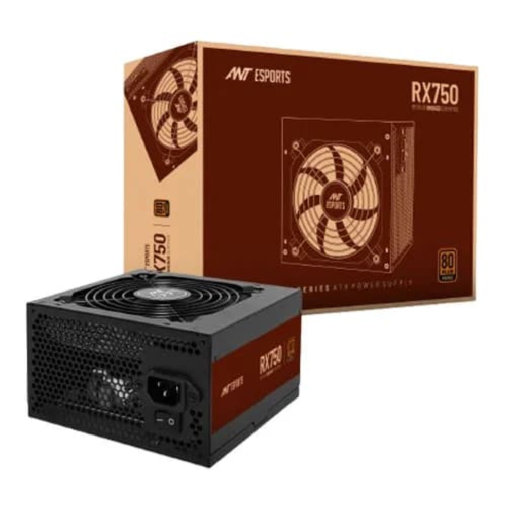 ANT ESPORTS RX750 750W 80 + Bronze ATX 2.0 Non Modular Power Supply ( 750W ) – TechCure India