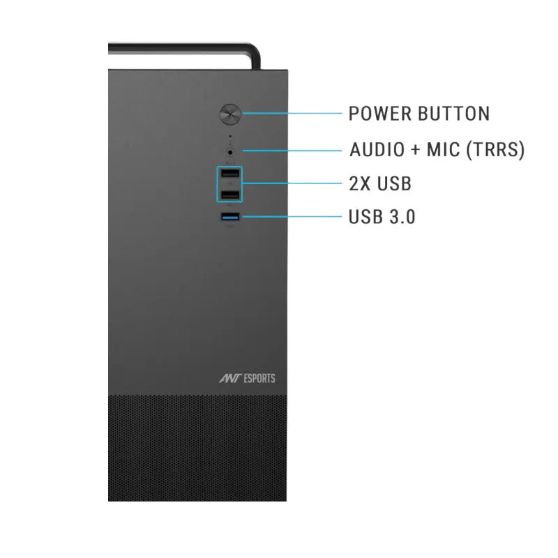 Ant Esports Si28 Mid-Tower Gaming Cabinet – TechCure India