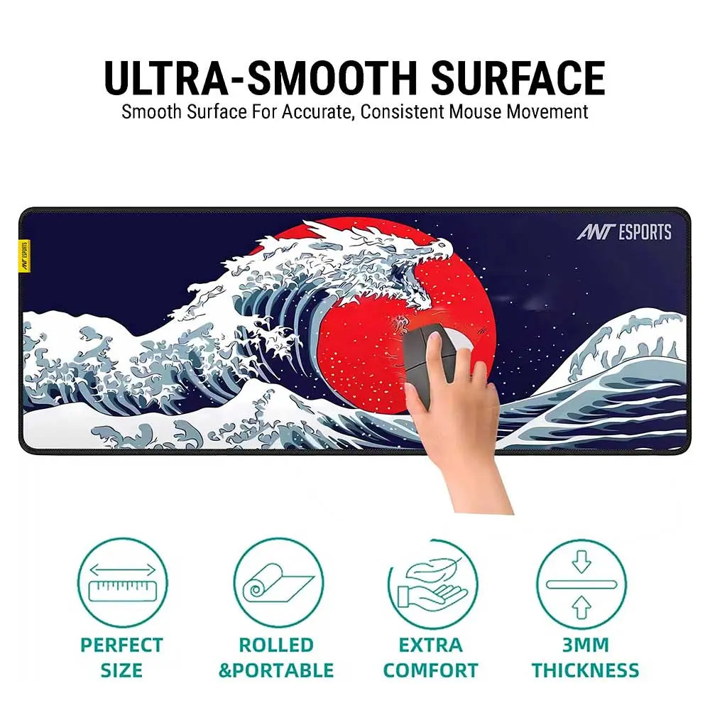 Ant Esports Snow Dragon Unique Gaming Mouse Pad (AEPP0209) – TechCure India