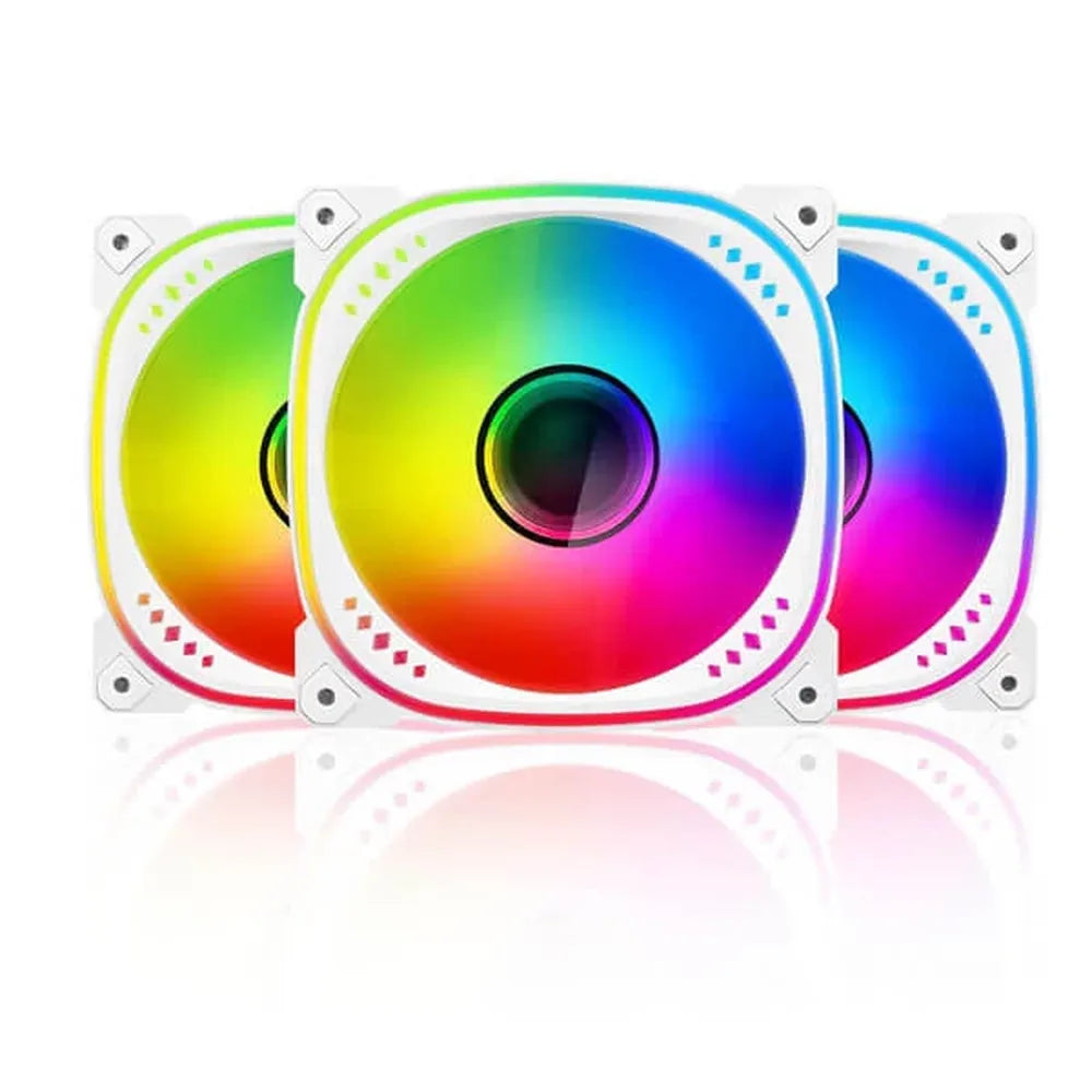 ANT ESPORTS Spectraflow ARGB White Cabinet Fan (Triple Pack) – TechCure India