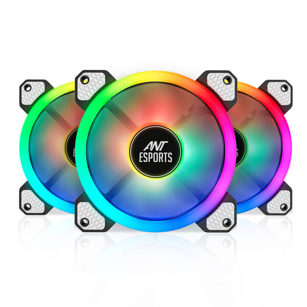 Ant Esports Superflow 120 Kit ARGB (Triple Pack) – TechCure India