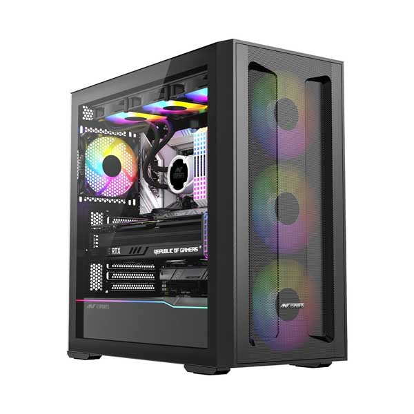 Ant Esports Titan Core 360 E-ATX Mid-Tower Gaming Cabinet (Black) – TechCure India