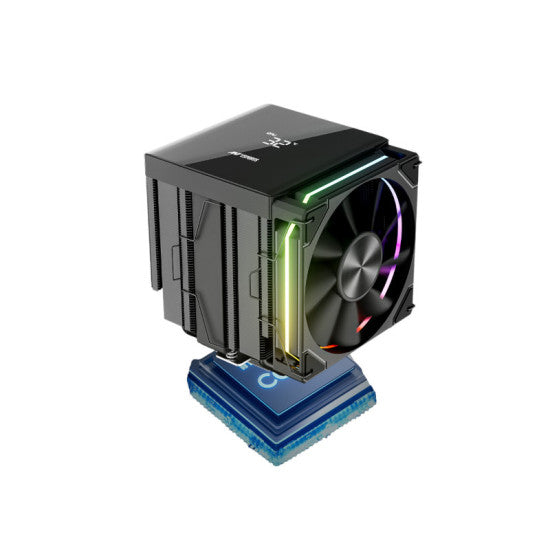 Ant Esports V8 Digital ARGB CPU Air Cooler Black (AESP0378) – TechCure India