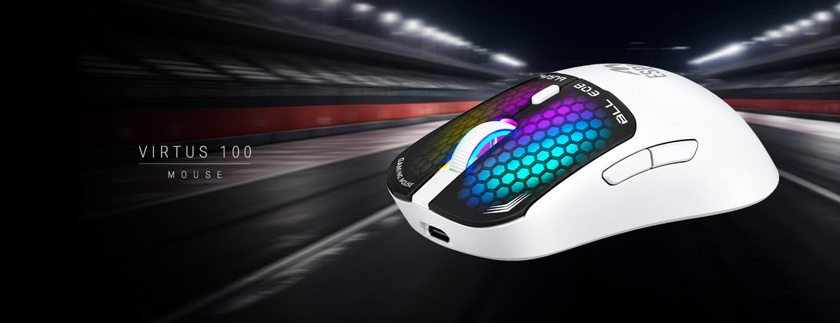 Ant Esports Virtus 100 White Gaming Mouse – TechCure India