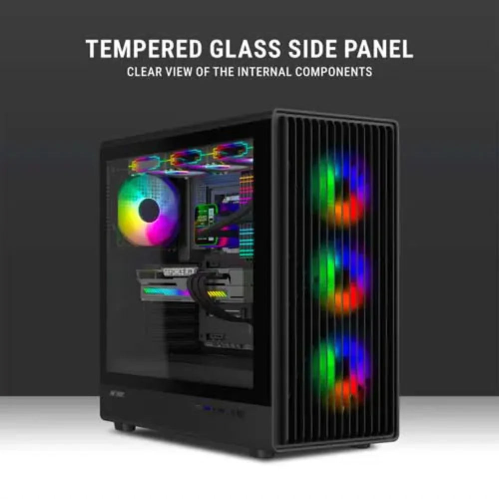 ANT ESPORTS Zen Air ARGB ATX Mid Tower Cabinet ( Black ) – TechCure India