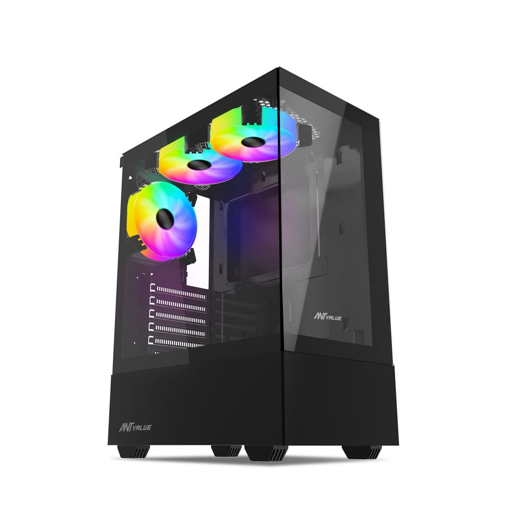 ANT VALUE CV100 ATX Mid Tower Cabinet ( Black ) – TechCure India
