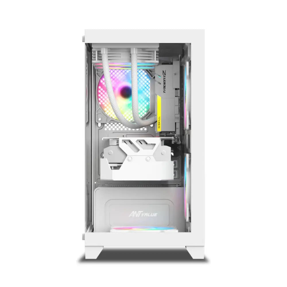 Ant Value CV200 Mini-Tower Gaming Cabinet White (CV200-WHITE) – TechCure India