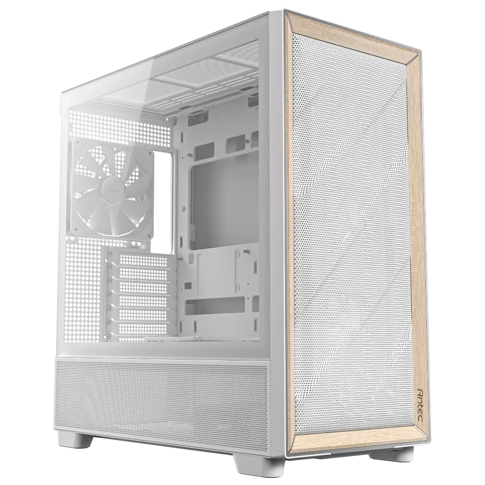 ANTEC FLUX EATX Mid Tower Cabinet (White) – TechCure India