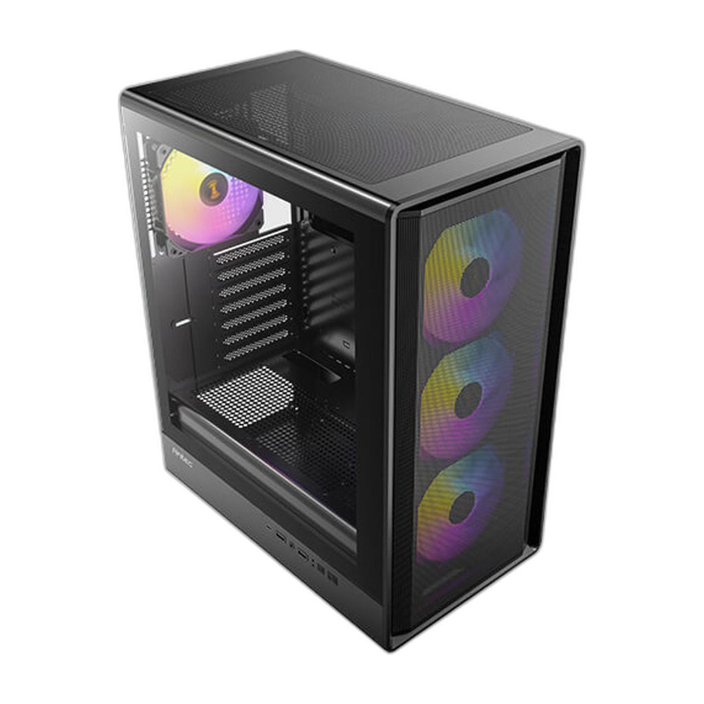 Antec P6 Neo ARGB ATX Mid Tower Case – P6 Neo ARGB - front-side perspective view – TechCure India