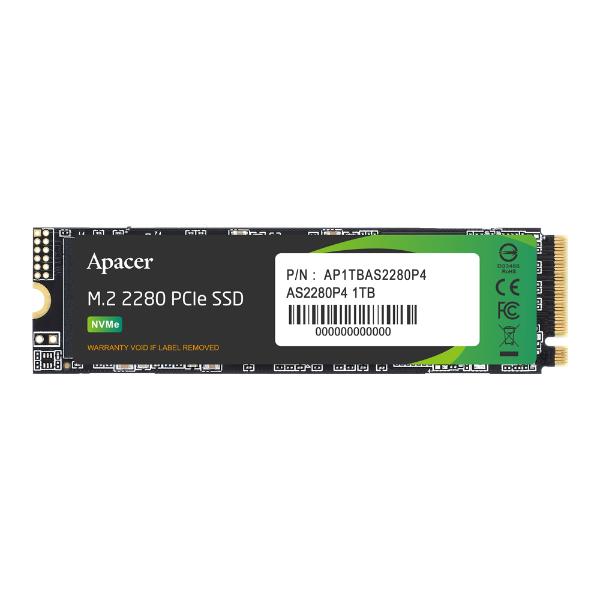 APACER AS2280P4 1TB M.2 PCIe Gen3 x4 – Model AP1TBAS2280P4-1 – TechCure India