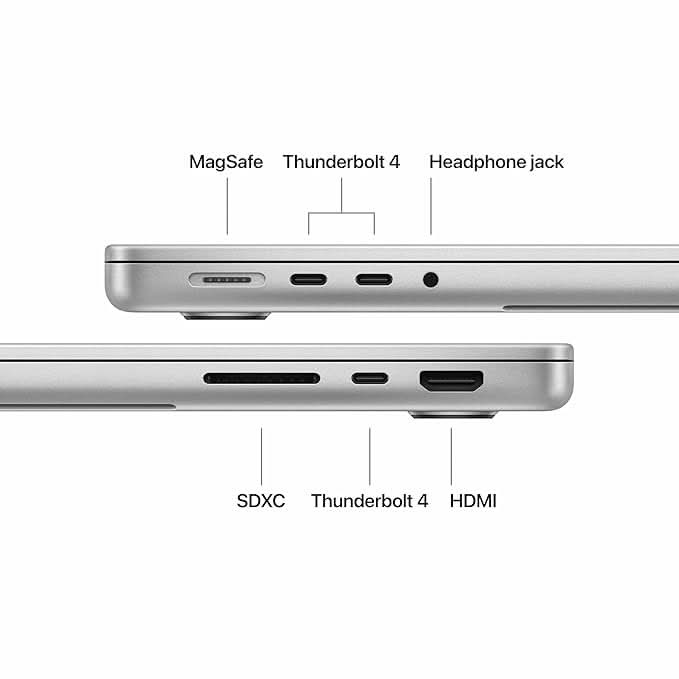 Apple 14-inch MacBook Pro M5 chip with 10 core CPU and 10 core GPU, 24GB, 1TB SSD - Silver – TechCure India