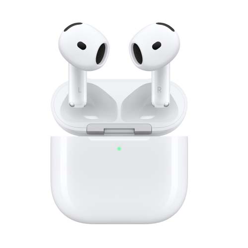 Apple AirPods 4 Wireless Earbuds, Personalised Spatial Audio, Sweat and Water Resistant Bluetooth (White, True Wireless) – TechCure India