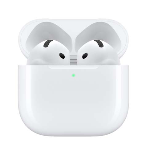 Apple AirPods 4 Wireless Earbuds, Personalised Spatial Audio, Sweat and Water Resistant Bluetooth (White, True Wireless) – TechCure India