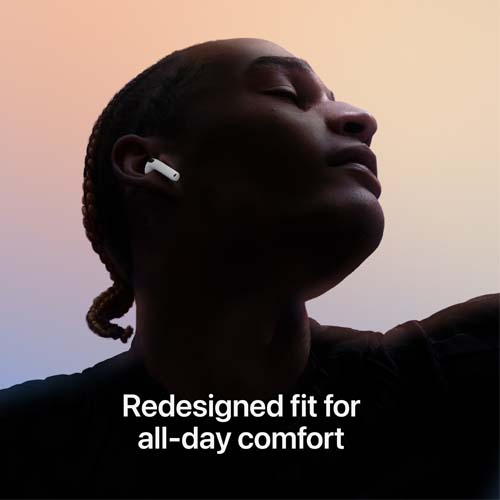 Apple AirPods 4 Wireless Earbuds, Personalised Spatial Audio, Sweat and Water Resistant Bluetooth (White, True Wireless) – TechCure India