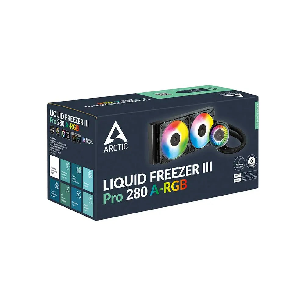 Arctic Liquid Freezer III Pro 280 ARGB AIO CPU Liquid Cooler (ACFRE00183A) – TechCure India