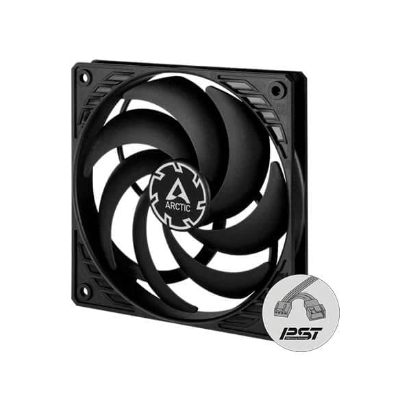 ARCTIC P12 Slim 120mm PST PWM Non-RGB Cabinet Fans (Black) (Single Pack) – TechCure India