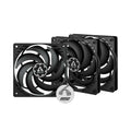 Arctic P12 Slim PWM PST 120mm Cabinet Fan 3 Pack – TechCure India