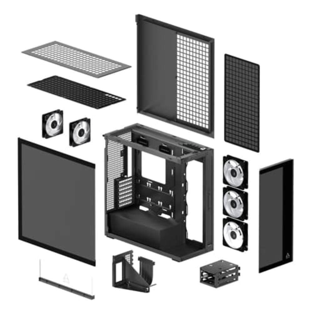 ARCTIC Xtender VG ARGB EATX Mid Tower Cabinet ( Black ) – photo 6 – TechCure India