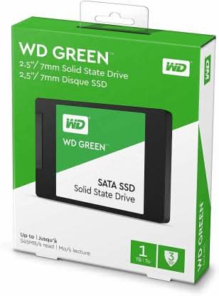 WESTERN DIGITAL GREEN 1 TB INTERNAL SATA SSD S100T3G0A – TechCure India