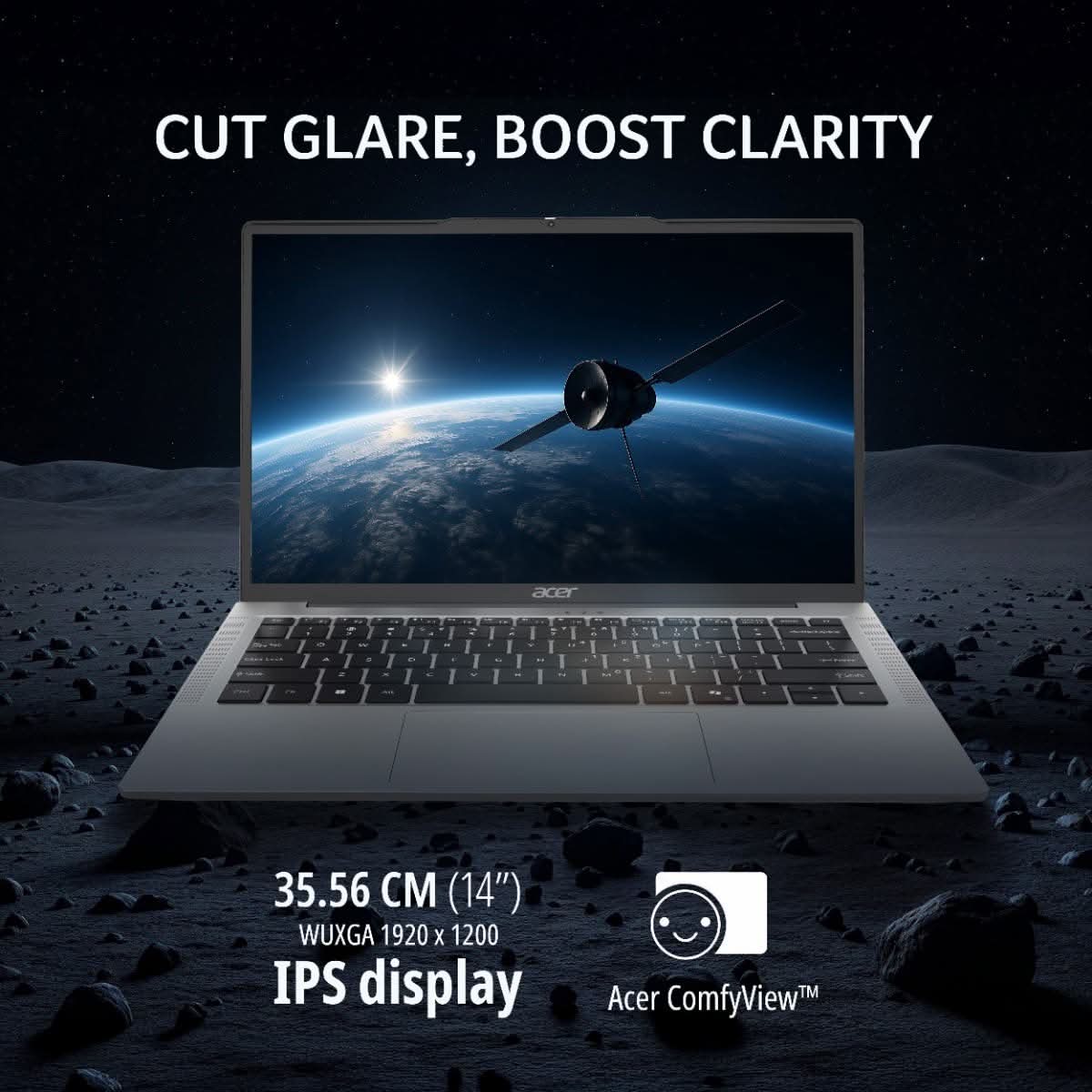 Acer Aspire 14 UN.36CSI.009, Intel Core 5 210H, Windows 11 Home, MS Office, 16GB RAM, 512GB SSD, 14 inch, Silver, Backlit Keyboard, AS14H-53, 1.44 kg Thin and Light Laptop – TechCure India