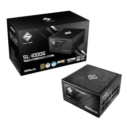 Asrock 1000W 80 Plus Gold Certified Fully Modular SMPS SL-1000G – TechCure India