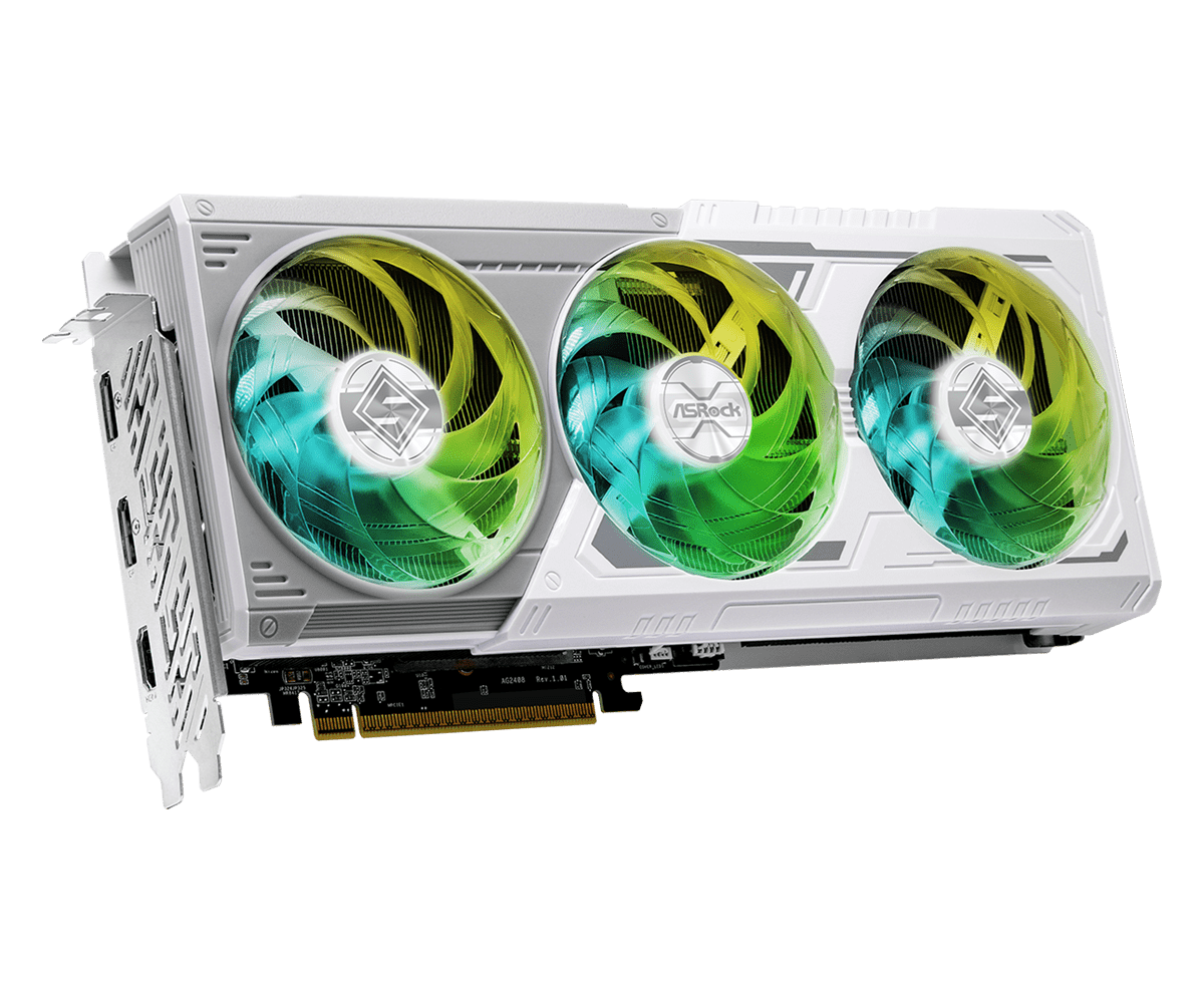 ASRock AMD Radeon RX 9060 XT Steel Legend 16GB OC Graphic Card – photo 4 – TechCure India