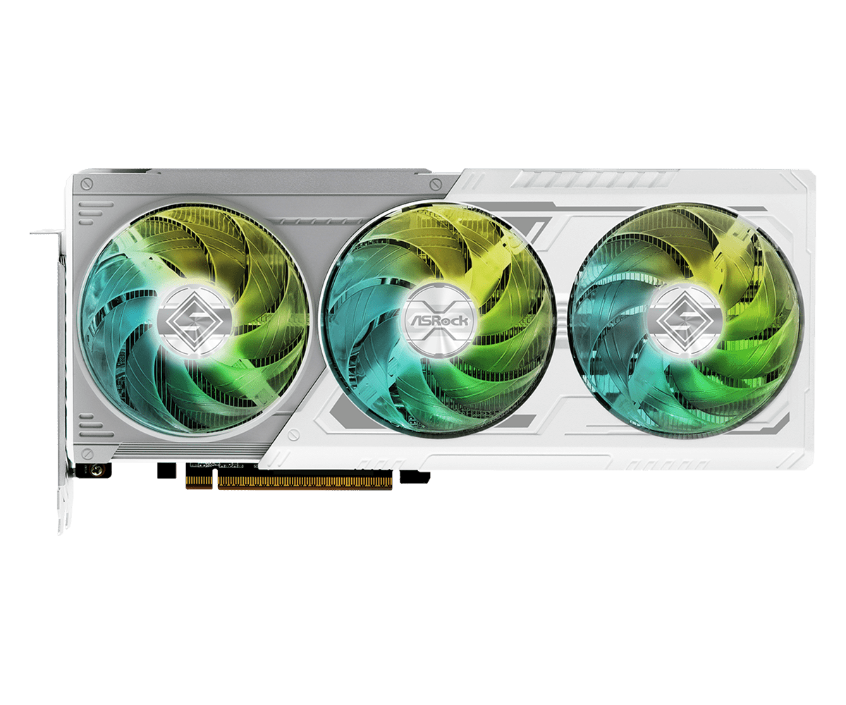 ASRock AMD Radeon RX 9070 XT Steel Legend 16GB White – photo 2 – TechCure India