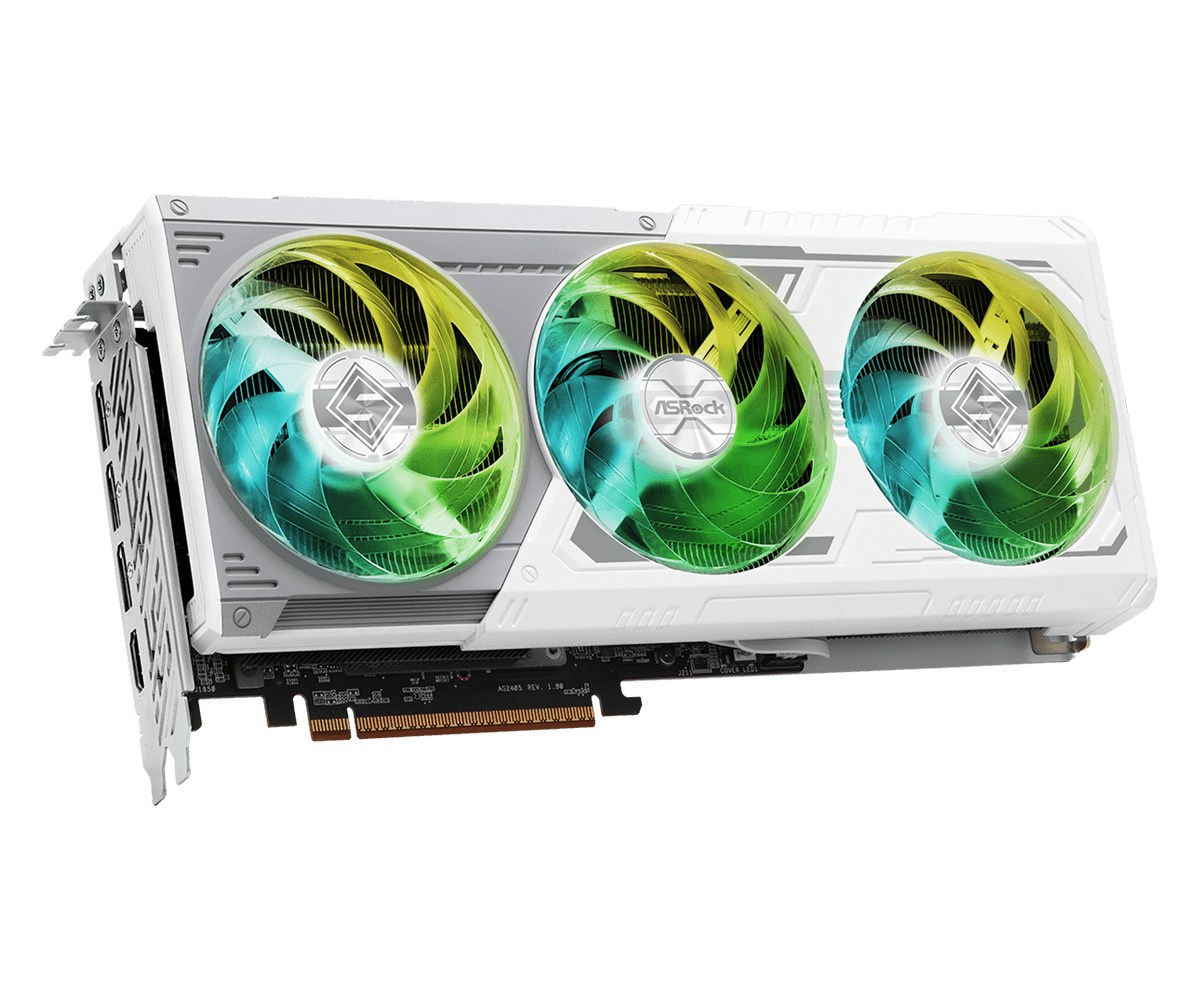 ASRock AMD Radeon RX 9070 XT Steel Legend 16GB White – photo 4 – TechCure India