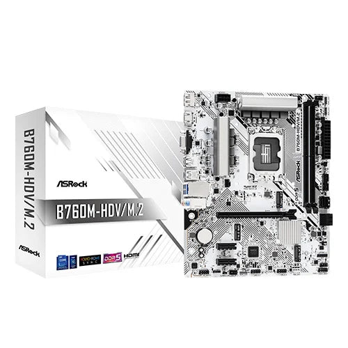 ASRock B760M HDV/M.2 M-ATX Motherboard – TechCure India