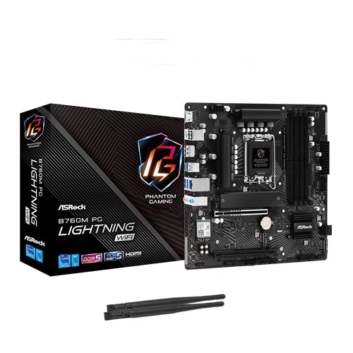 ASRock B760M PG Lightning WIFI M-ATX Motherboard – TechCure India